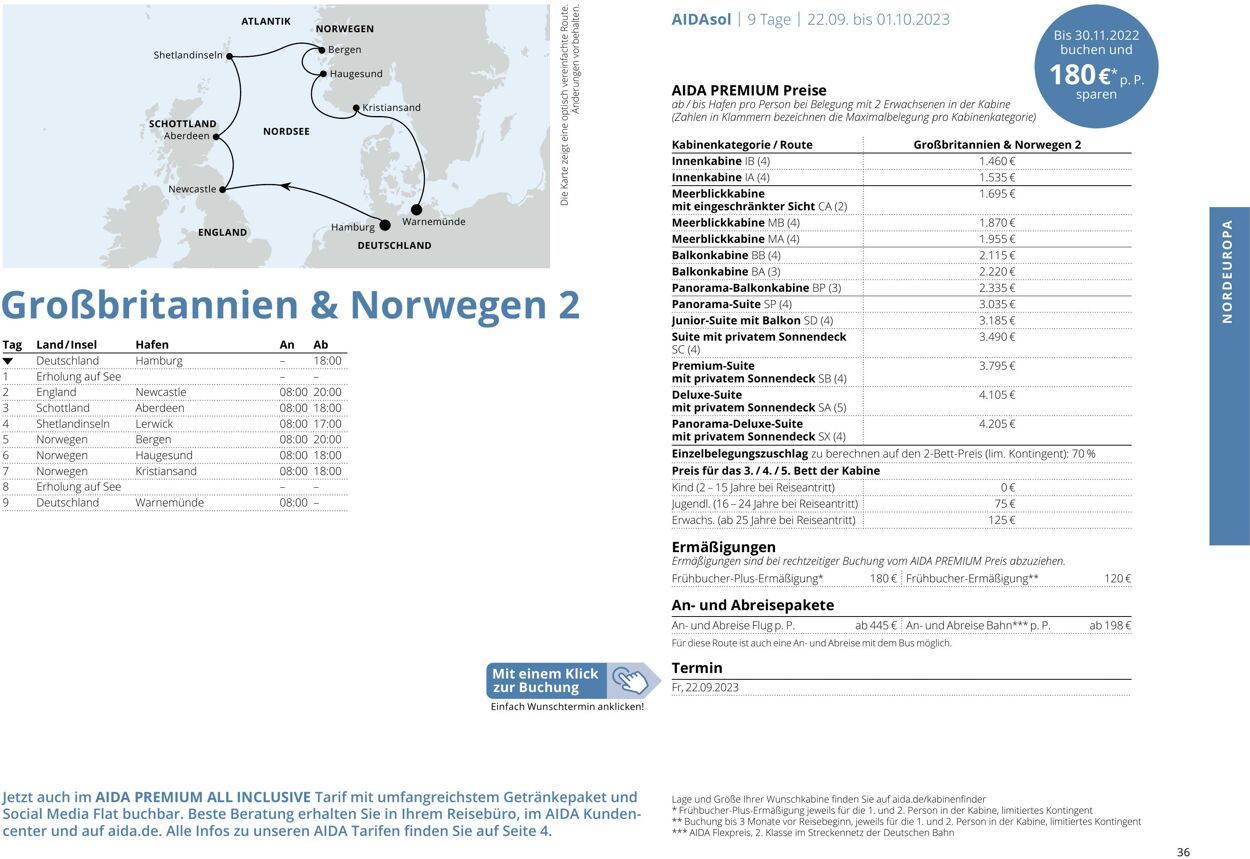 Prospekt Aida 01.03.2023 - 30.11.2023