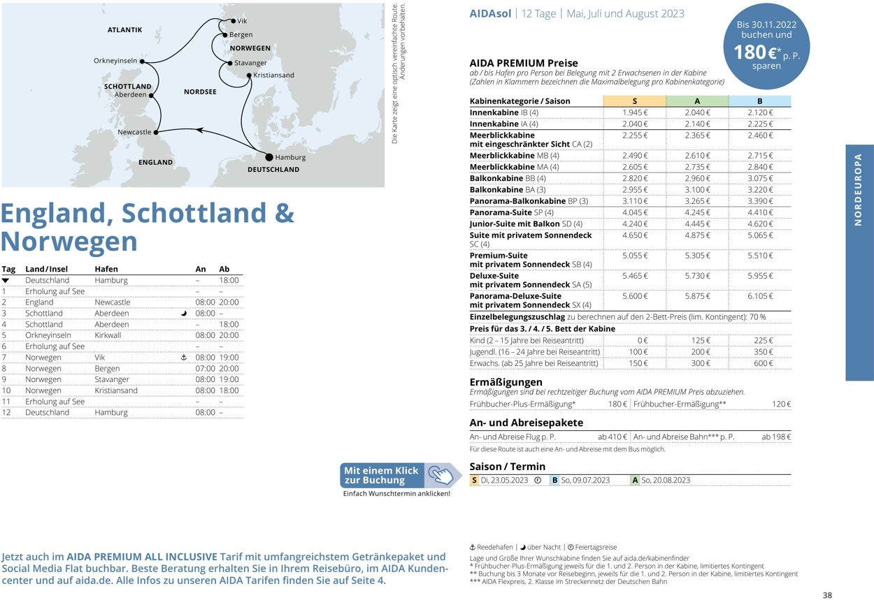 Prospekt Aida 01.03.2023 - 30.11.2023