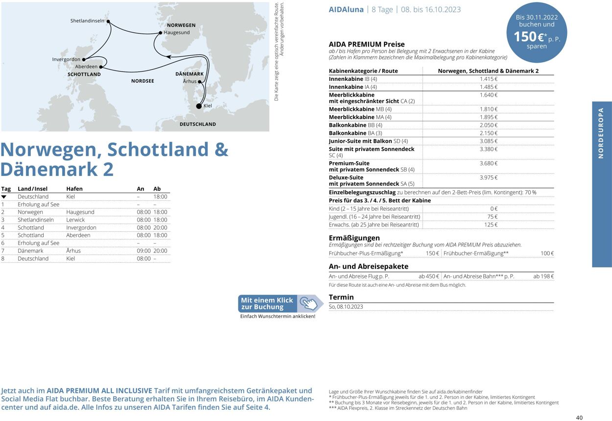 Prospekt Aida 01.03.2023 - 30.11.2023