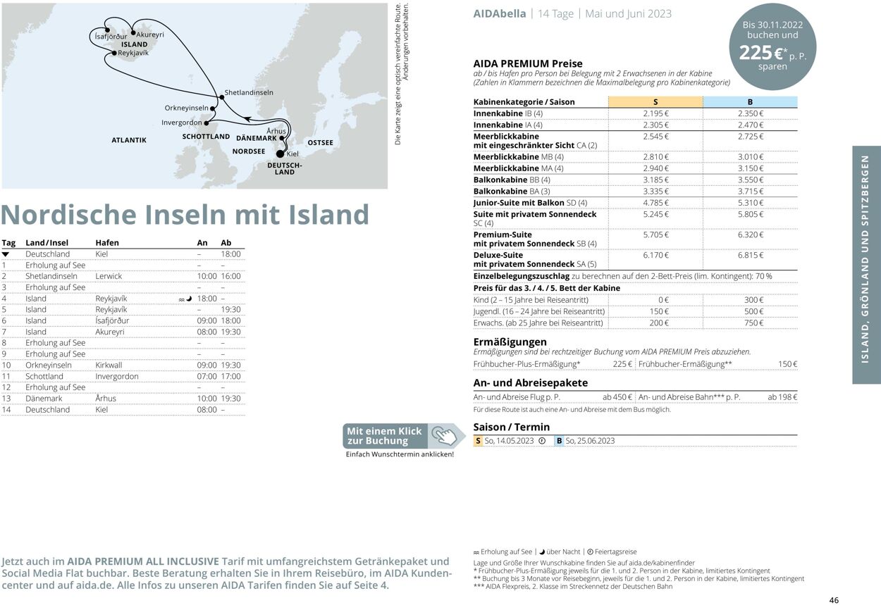 Prospekt Aida 01.03.2023 - 30.11.2023