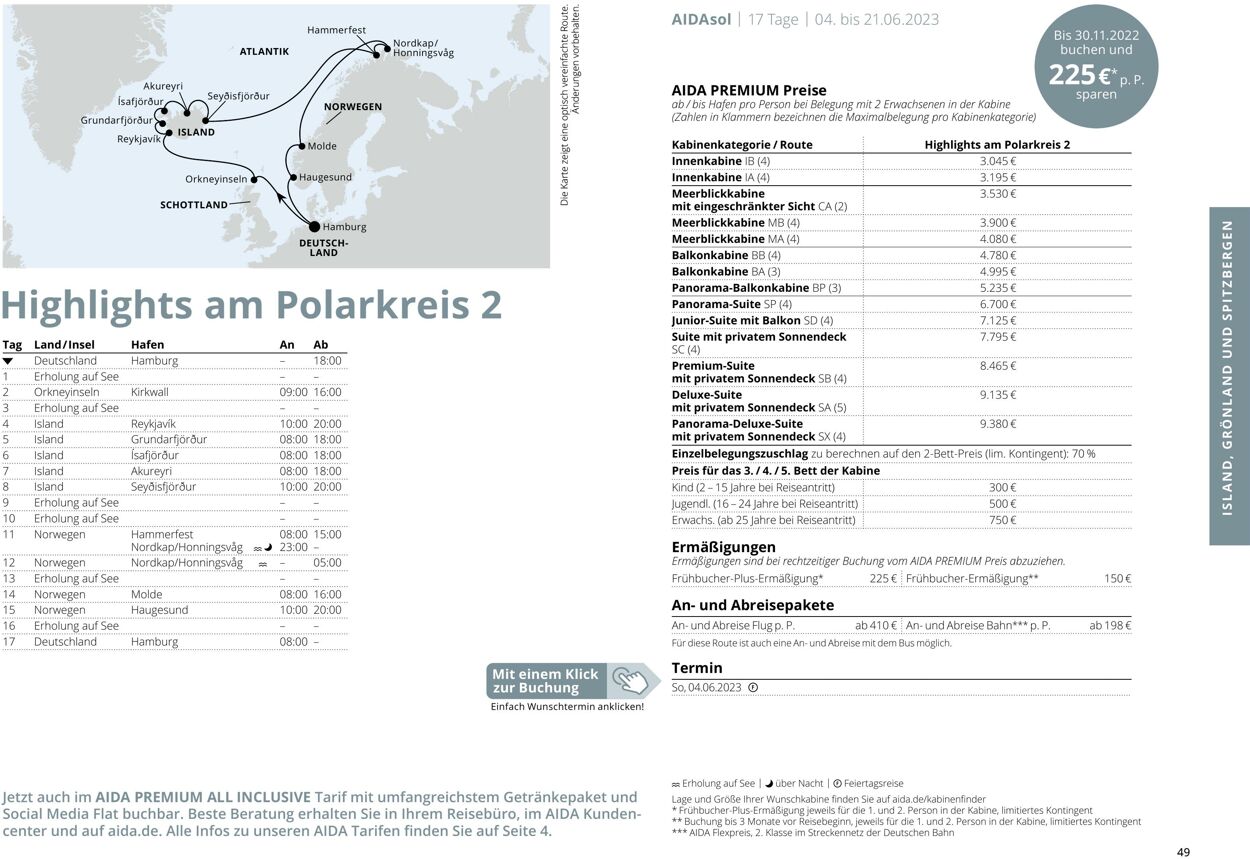 Prospekt Aida 01.03.2023 - 30.11.2023