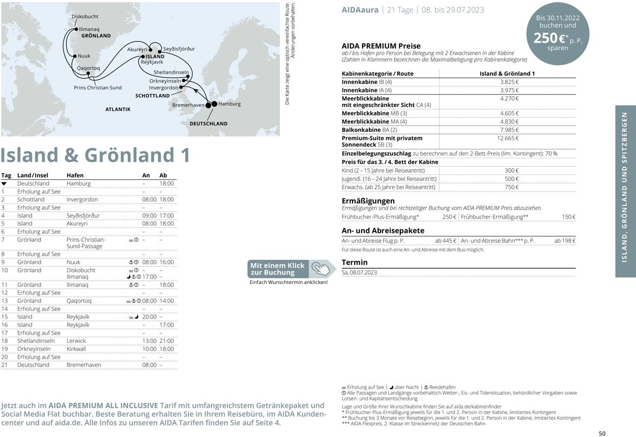 Prospekt Aida 01.03.2023 - 30.11.2023