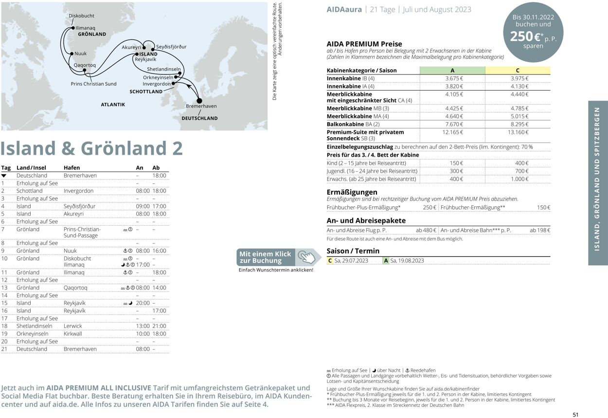 Prospekt Aida 01.03.2023 - 30.11.2023