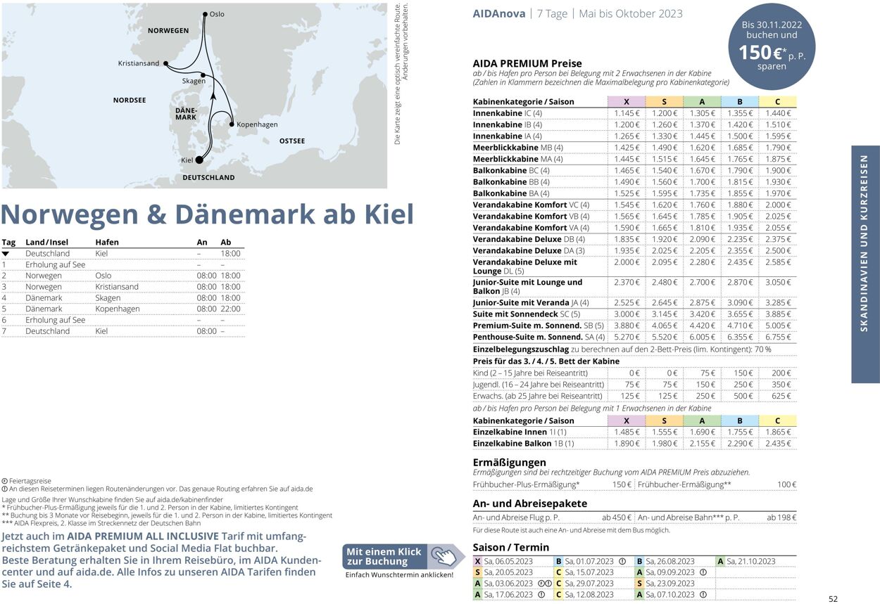 Prospekt Aida 01.03.2023 - 30.11.2023