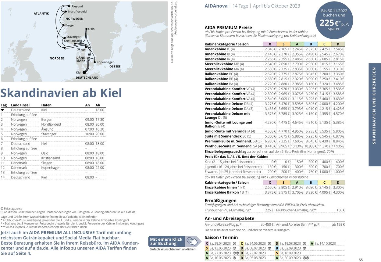 Prospekt Aida 01.03.2023 - 30.11.2023