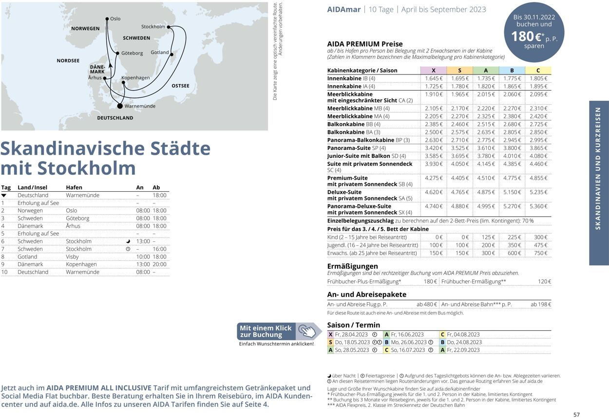 Prospekt Aida 01.03.2023 - 30.11.2023