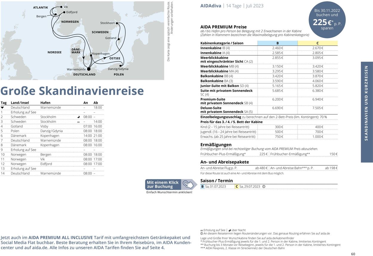 Prospekt Aida 01.03.2023 - 30.11.2023