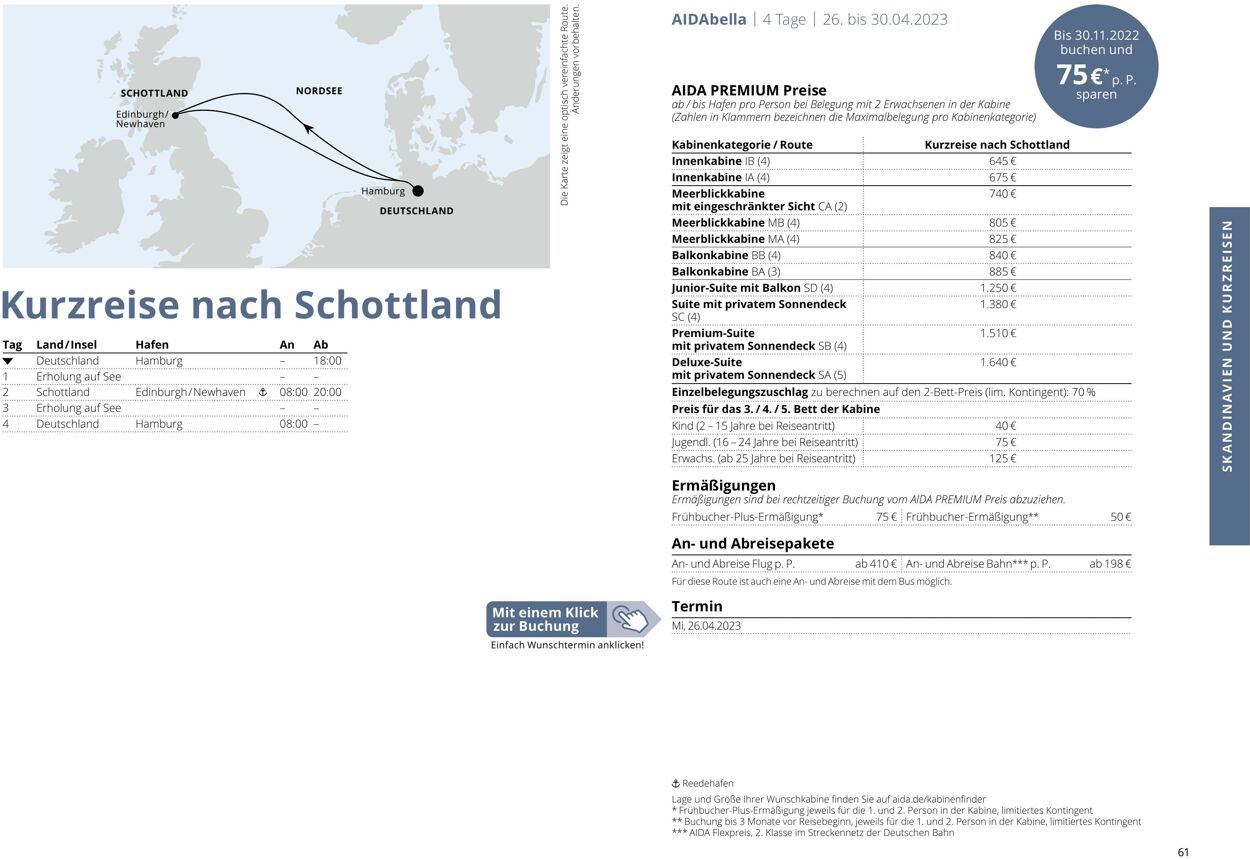 Prospekt Aida 01.03.2023 - 30.11.2023