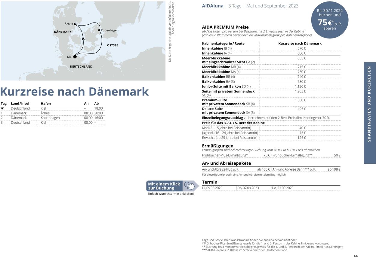 Prospekt Aida 01.03.2023 - 30.11.2023