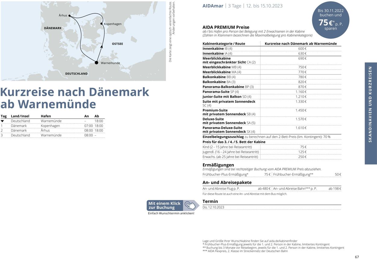 Prospekt Aida 01.03.2023 - 30.11.2023