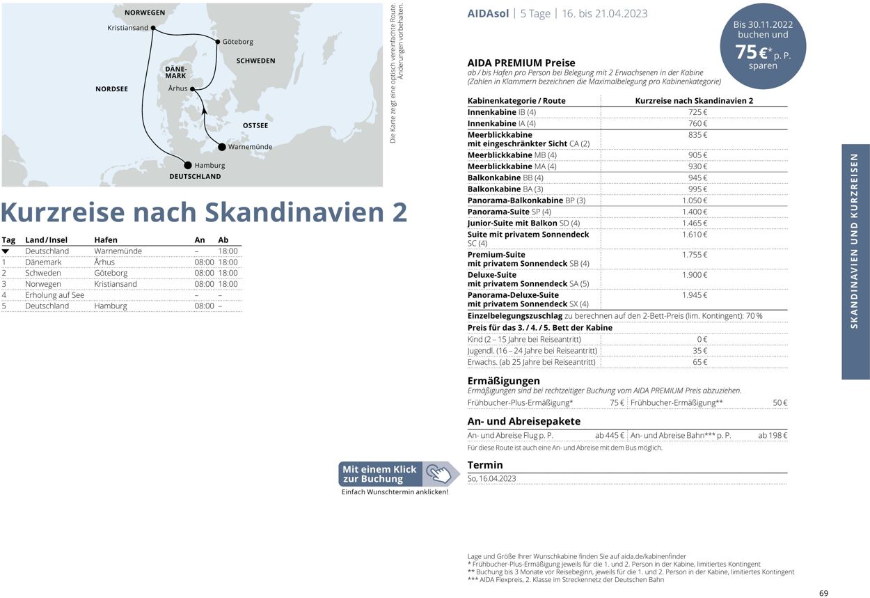 Prospekt Aida 01.03.2023 - 30.11.2023