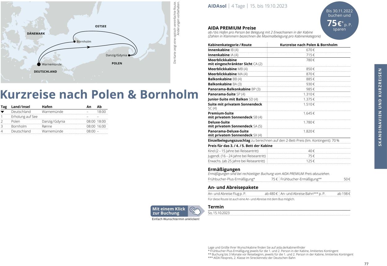 Prospekt Aida 01.03.2023 - 30.11.2023