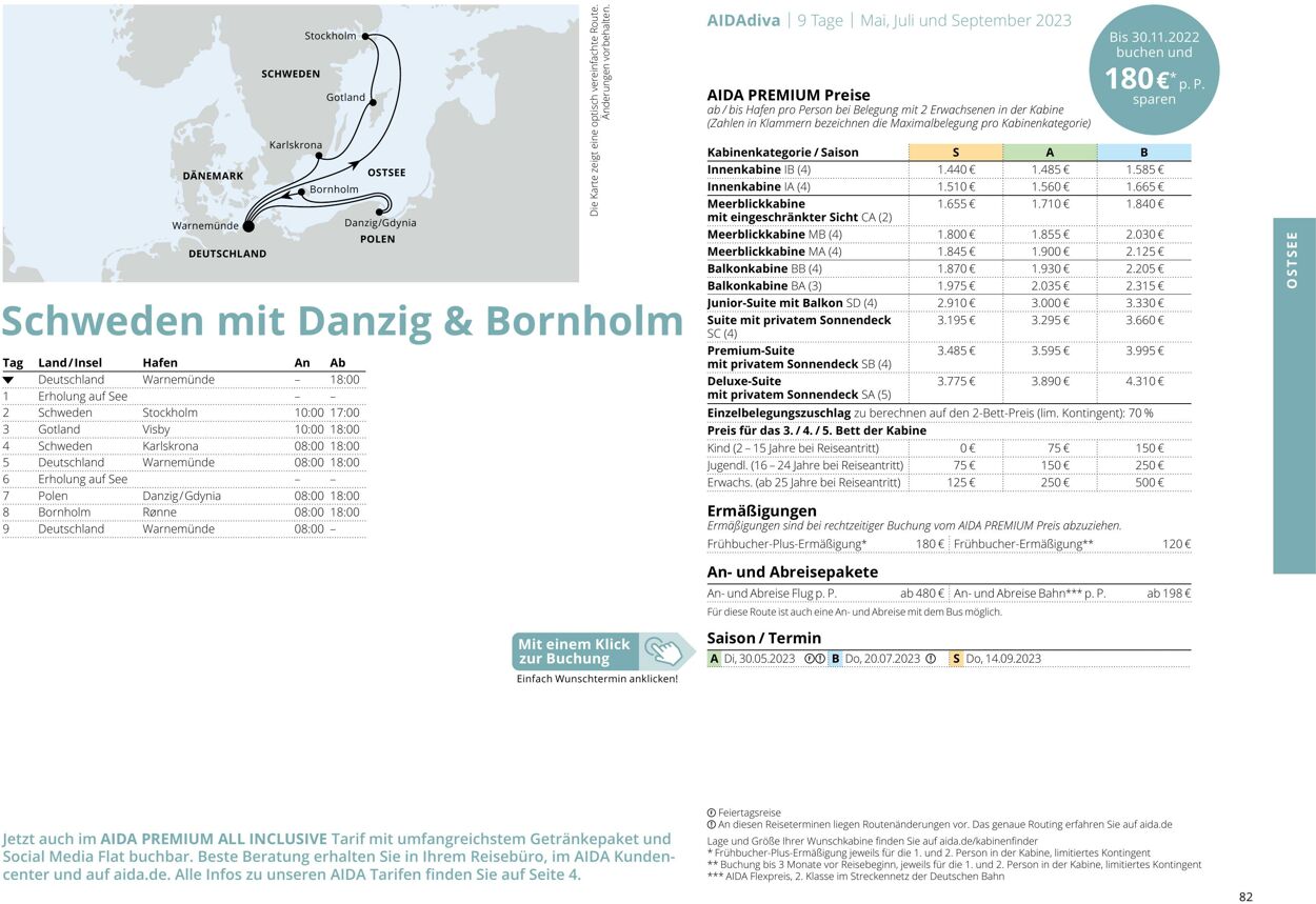 Prospekt Aida 01.03.2023 - 30.11.2023