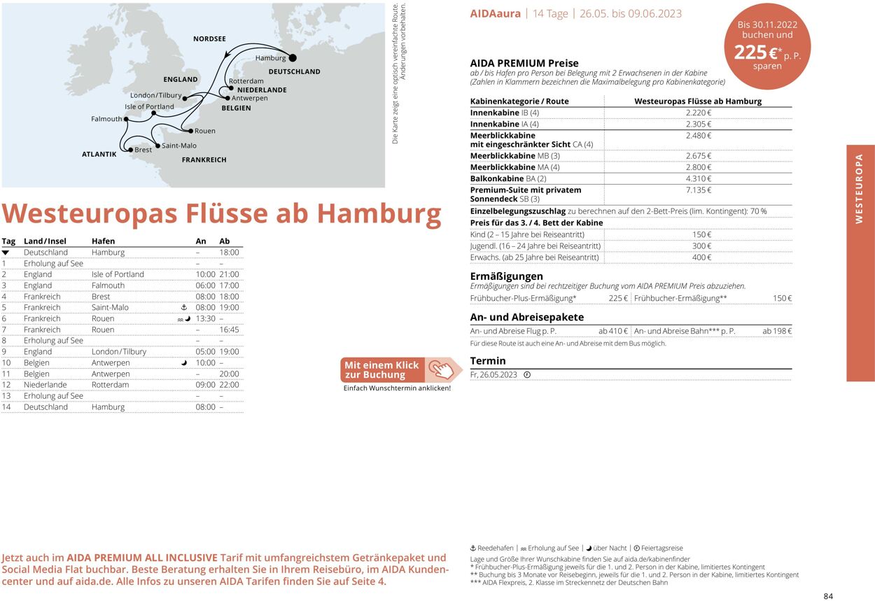 Prospekt Aida 01.03.2023 - 30.11.2023