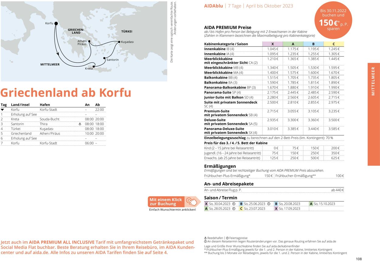 Prospekt Aida 01.03.2023 - 30.11.2023