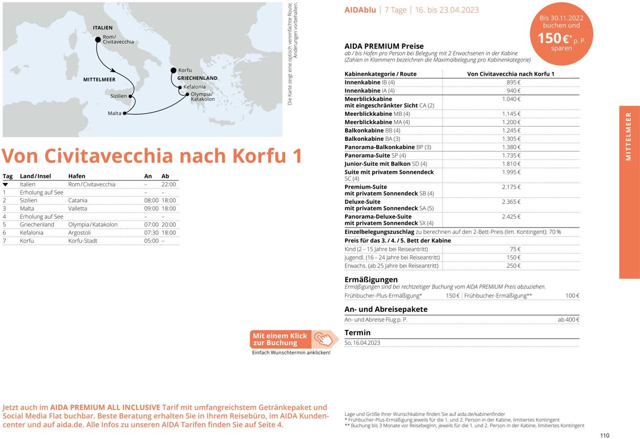 Prospekt Aida 01.03.2023 - 30.11.2023