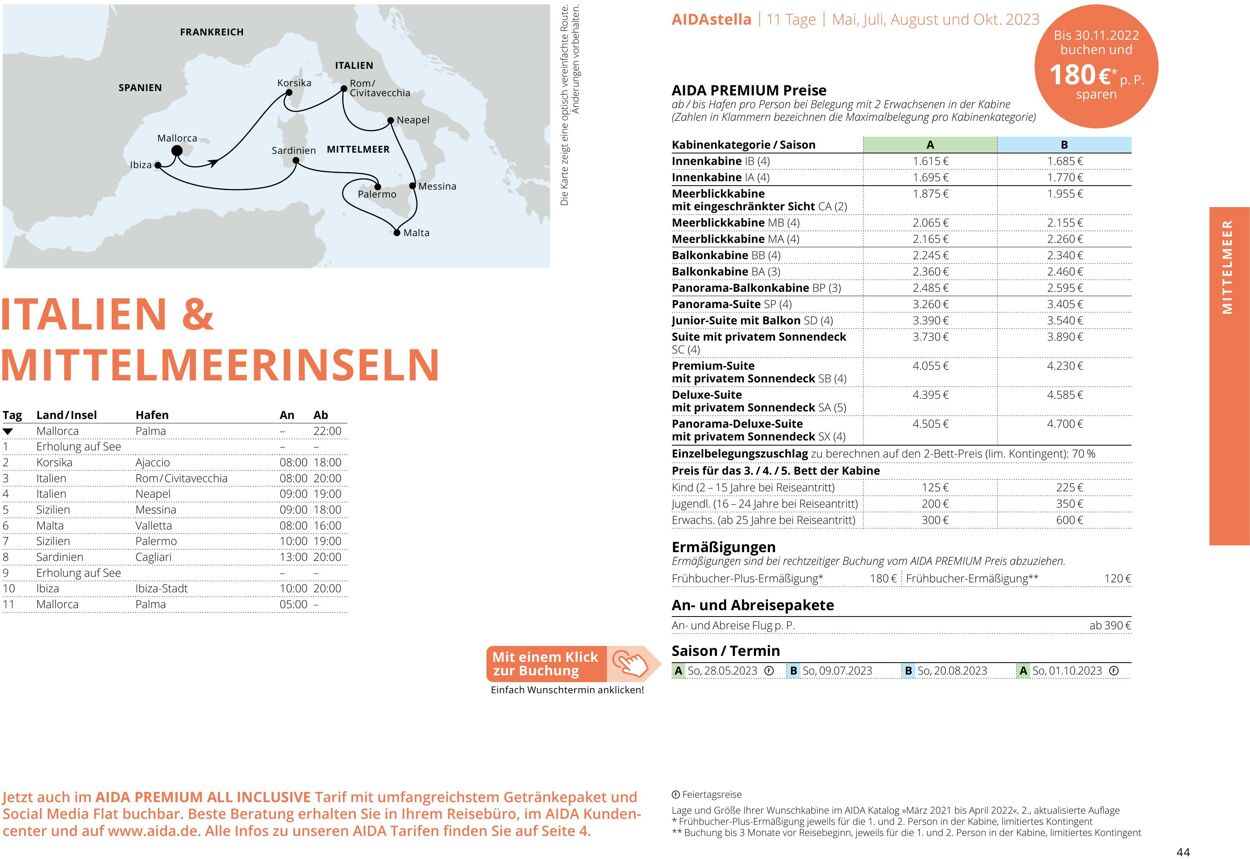 Prospekt Aida 01.01.2022 - 31.10.2023