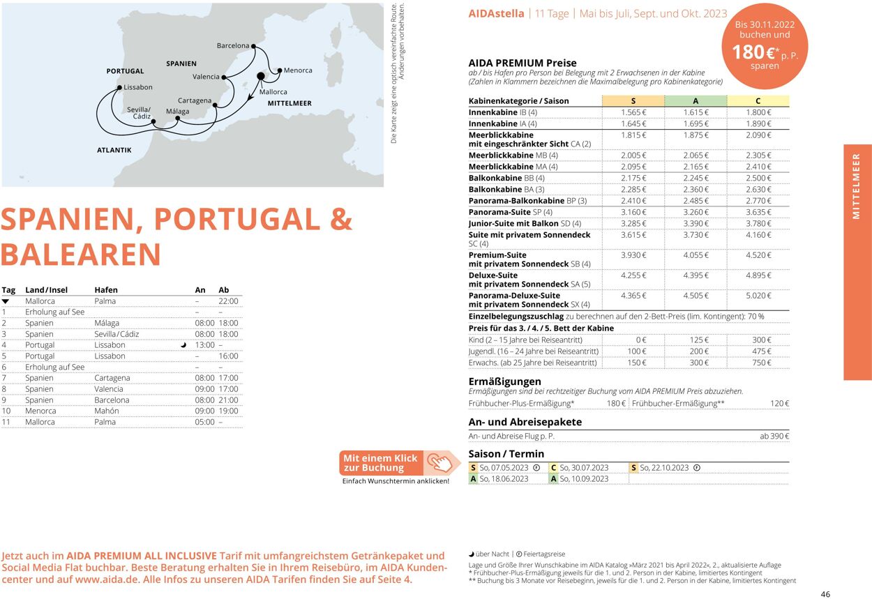 Prospekt Aida 01.01.2022 - 31.10.2023