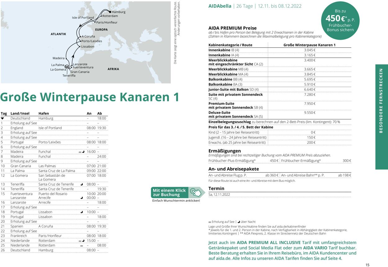 Prospekt Aida 01.10.2022 - 30.04.2023