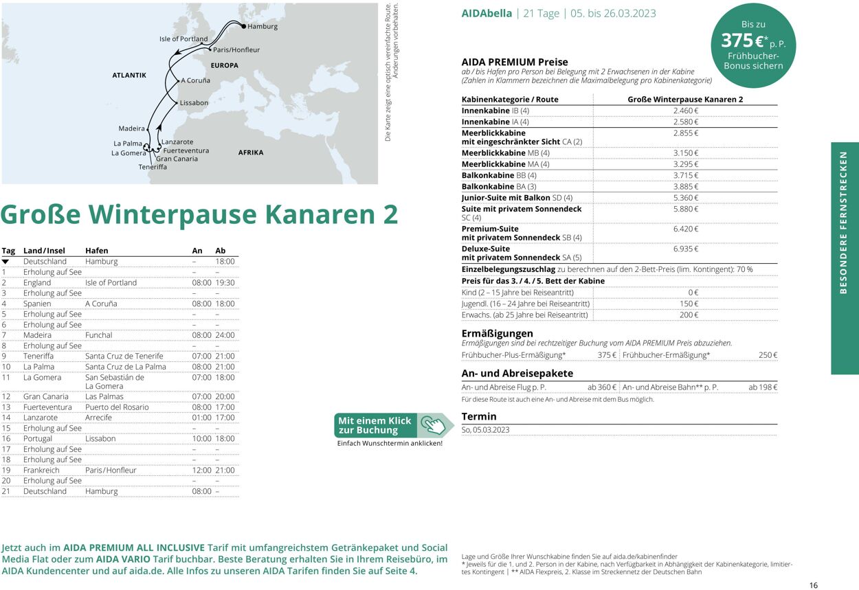 Prospekt Aida 01.10.2022 - 30.04.2023