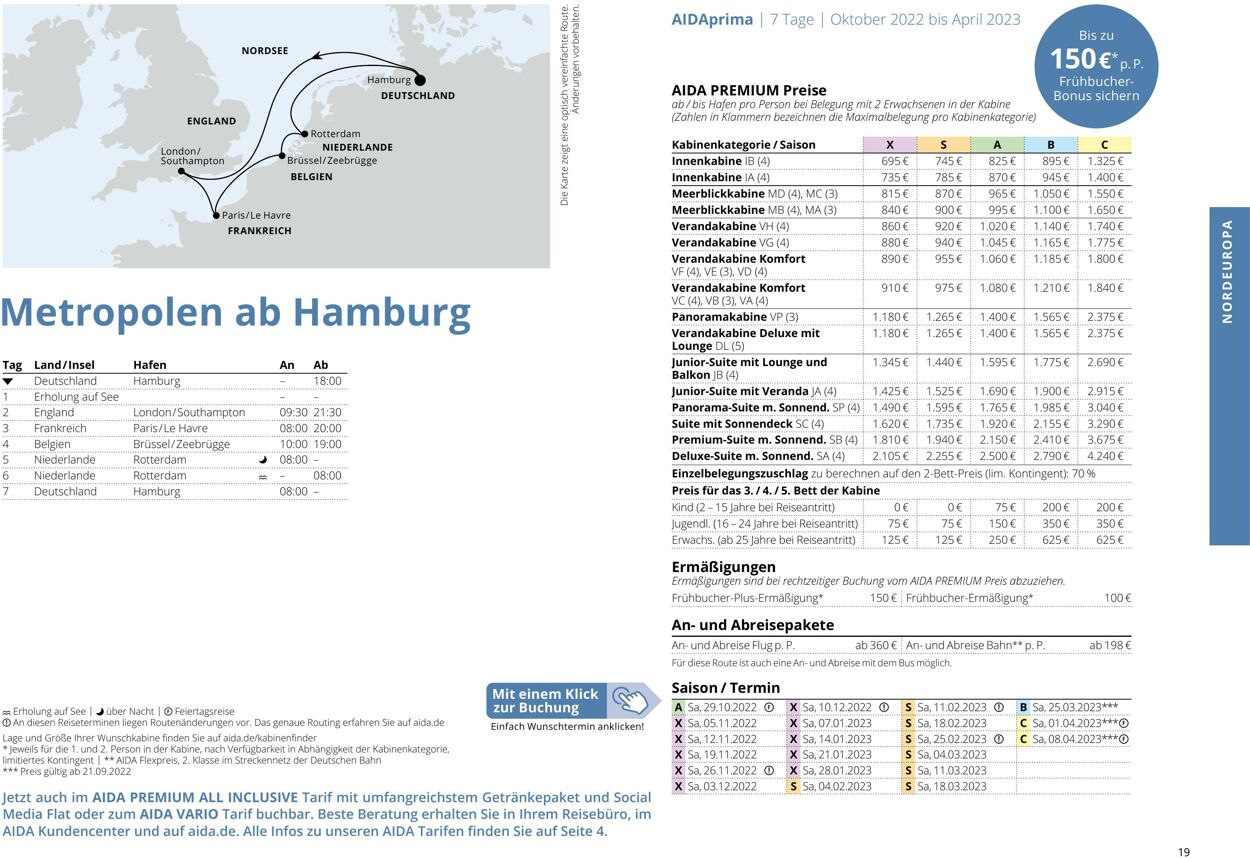 Prospekt Aida 01.10.2022 - 30.04.2023