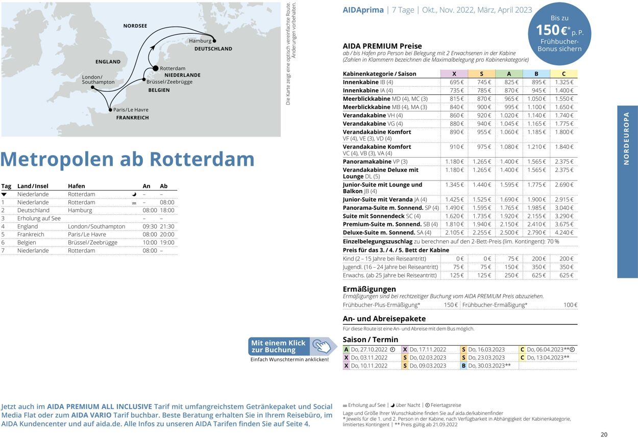 Prospekt Aida 01.10.2022 - 30.04.2023