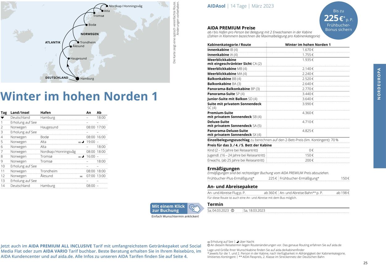 Prospekt Aida 01.10.2022 - 30.04.2023