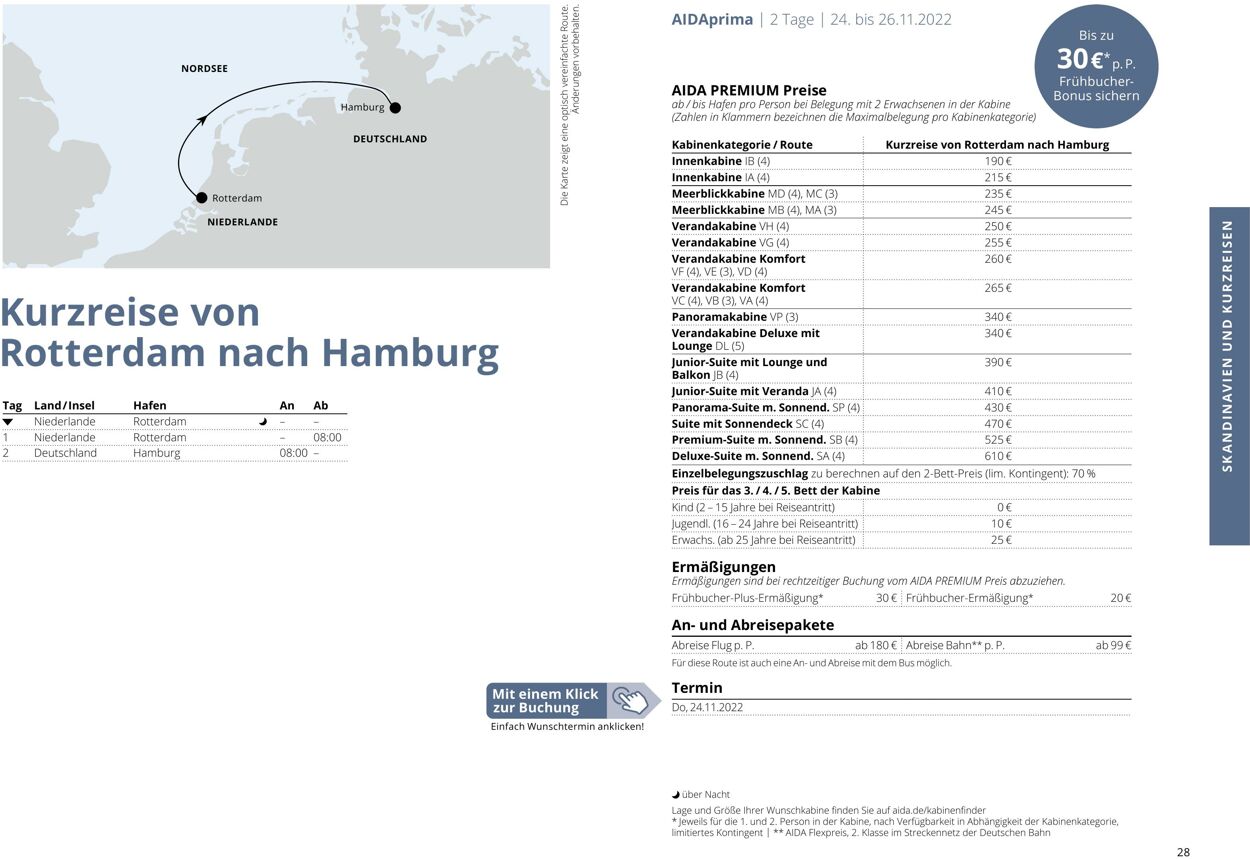 Prospekt Aida 01.10.2022 - 30.04.2023