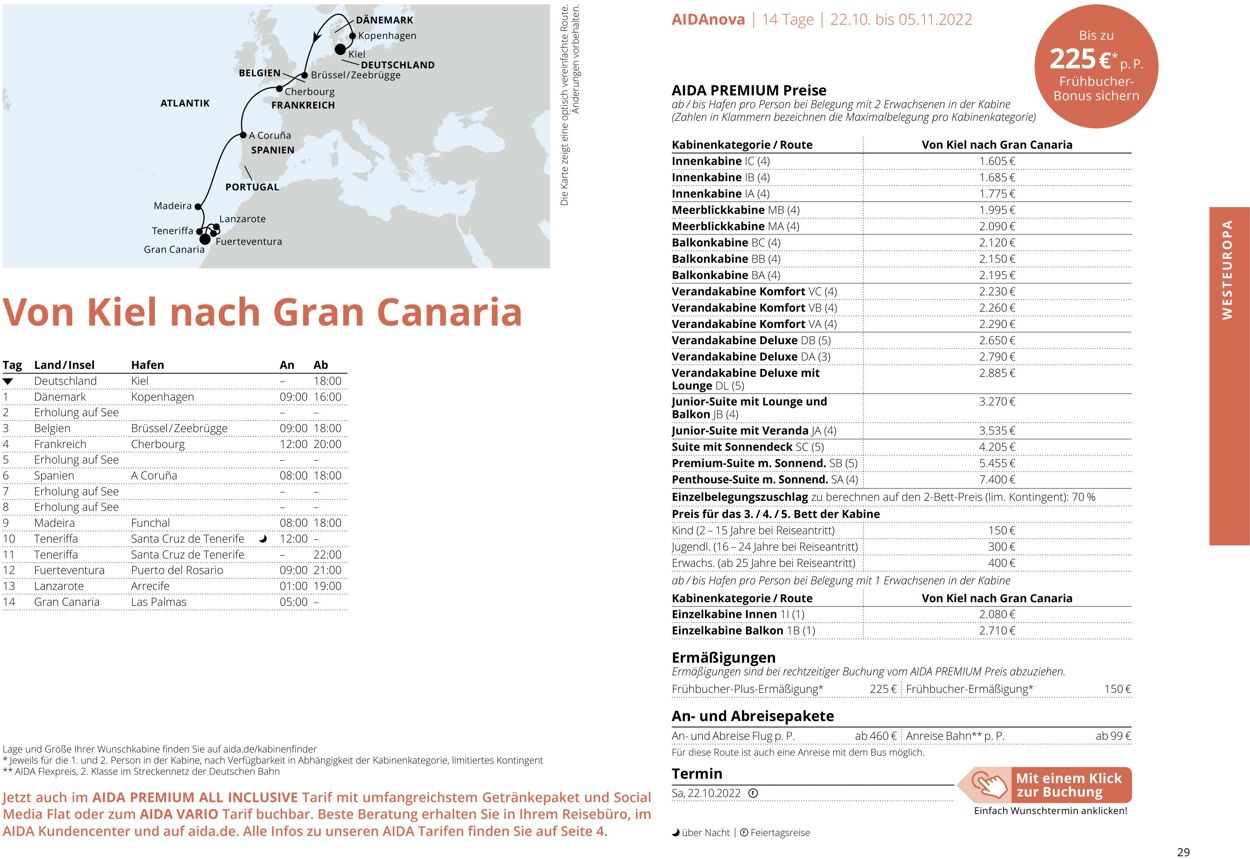 Prospekt Aida 01.10.2022 - 30.04.2023