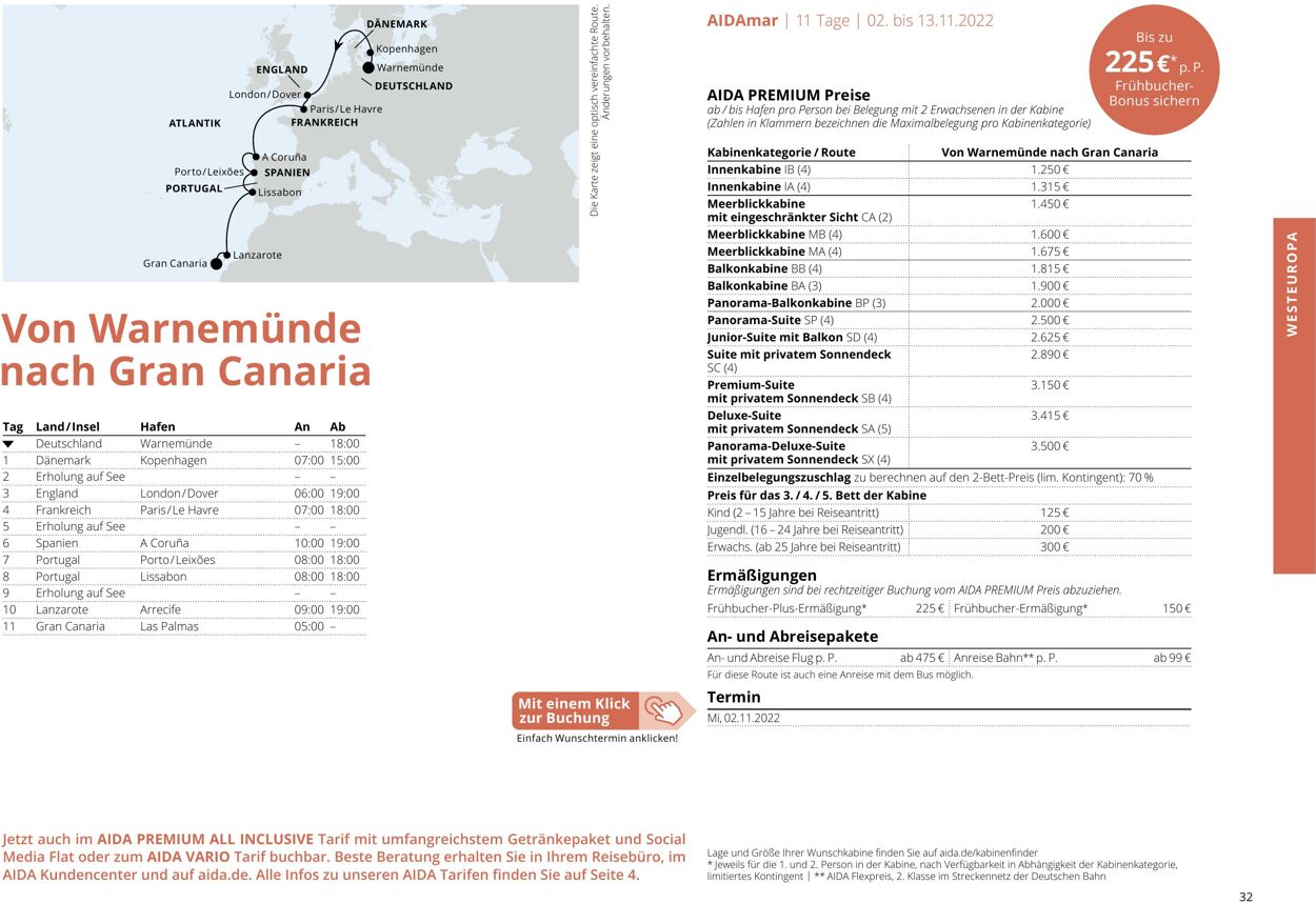 Prospekt Aida 01.10.2022 - 30.04.2023