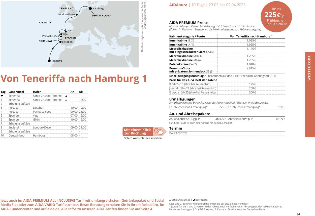 Prospekt Aida 01.10.2022 - 30.04.2023