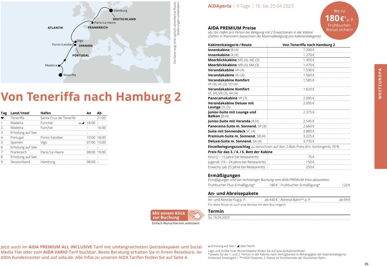 Prospekt Aida 01.10.2022 - 30.04.2023