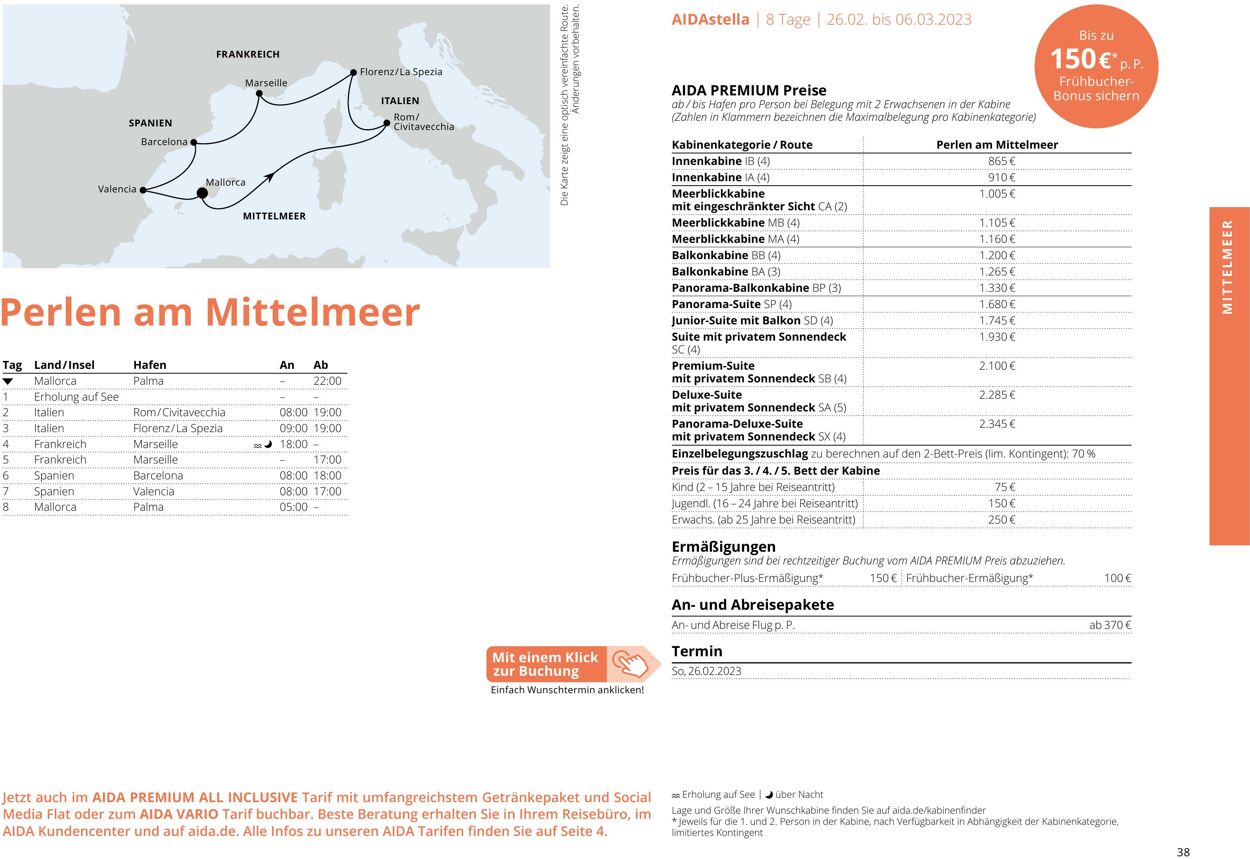 Prospekt Aida 01.10.2022 - 30.04.2023