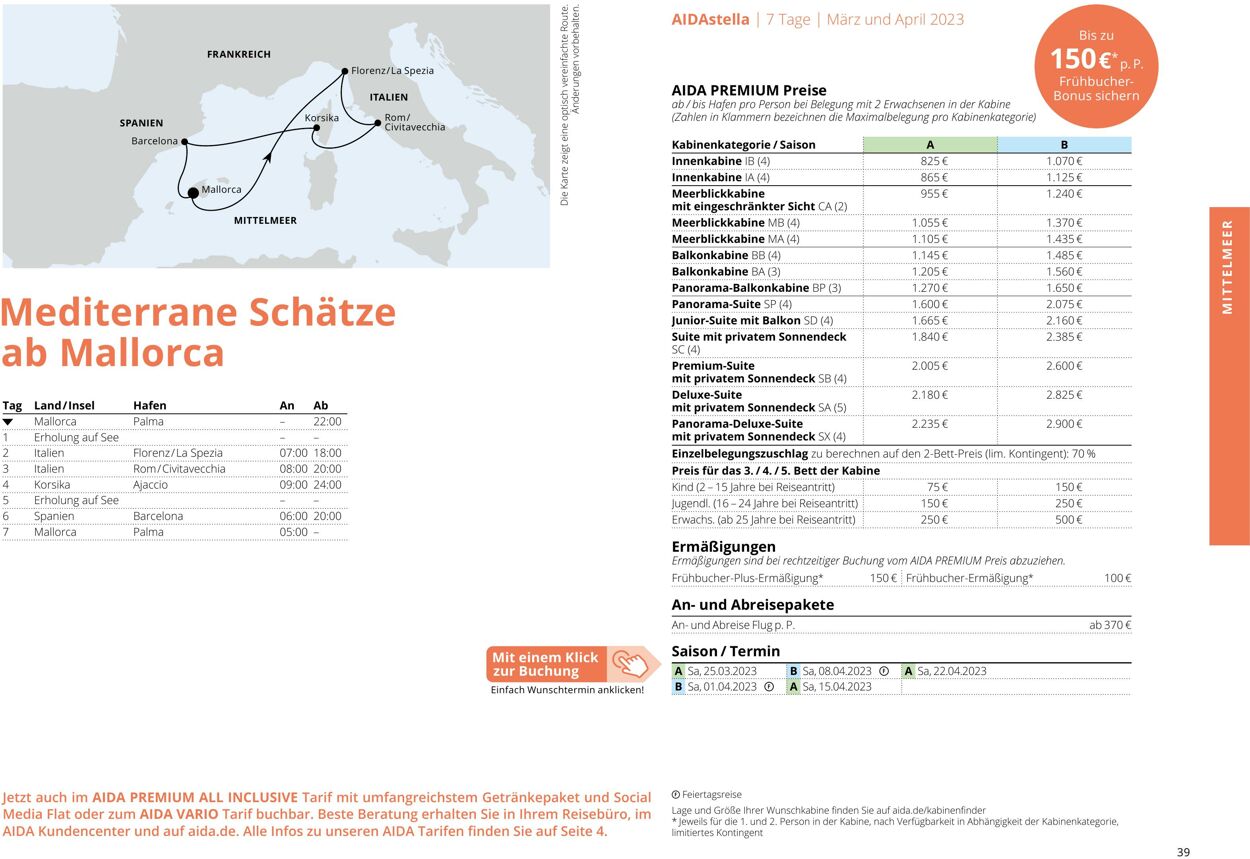 Prospekt Aida 01.10.2022 - 30.04.2023