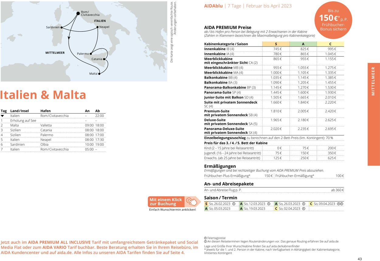 Prospekt Aida 01.10.2022 - 30.04.2023