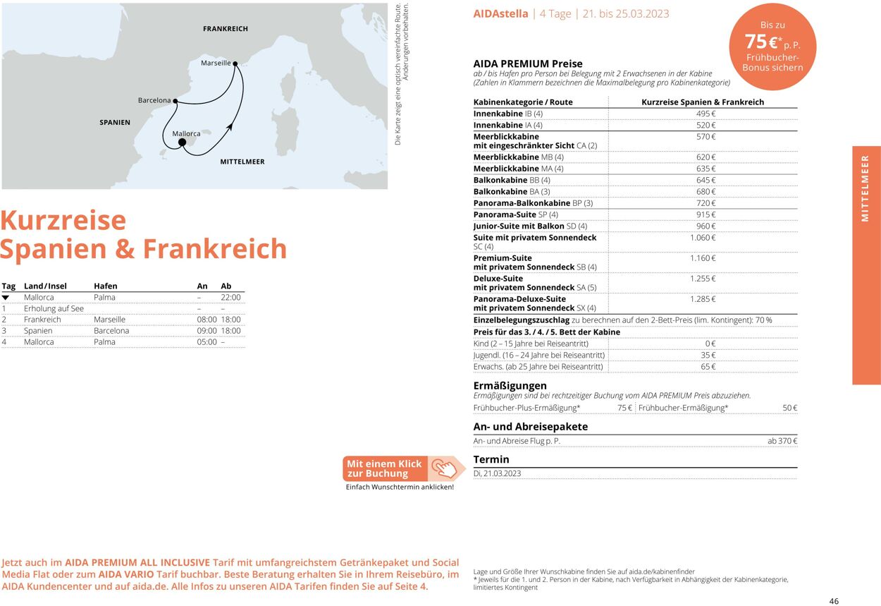 Prospekt Aida 01.10.2022 - 30.04.2023