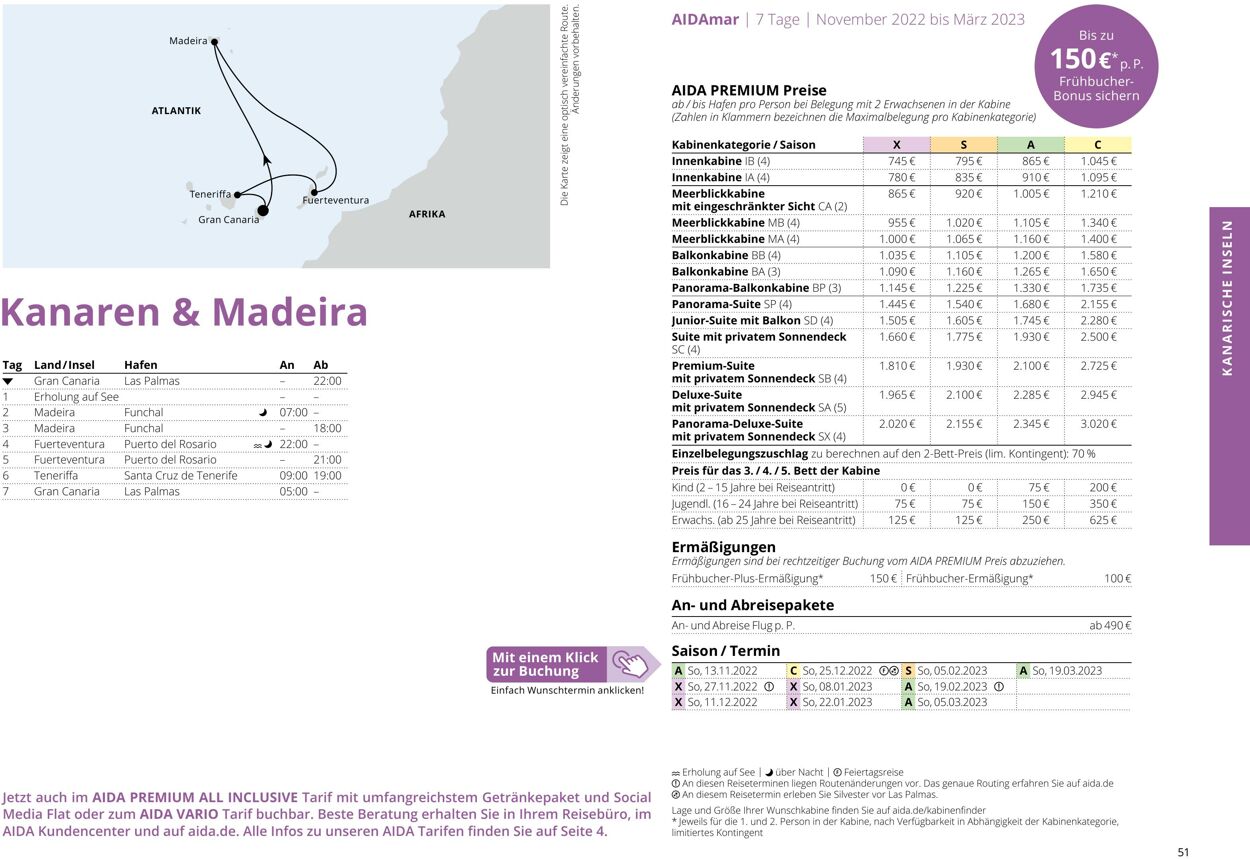 Prospekt Aida 01.10.2022 - 30.04.2023