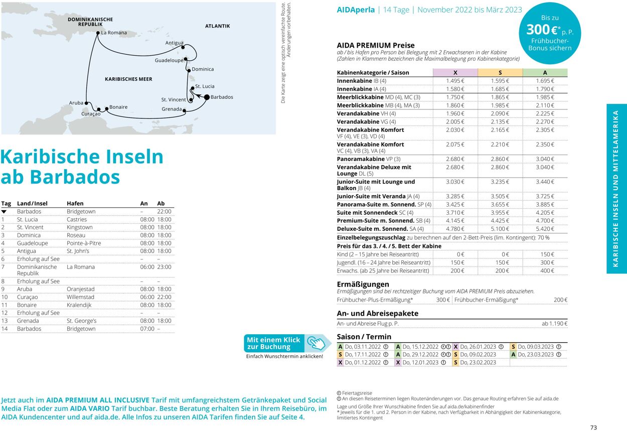 Prospekt Aida 01.10.2022 - 30.04.2023