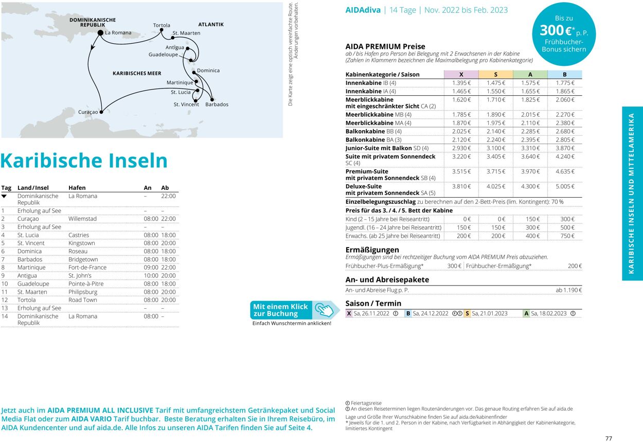 Prospekt Aida 01.10.2022 - 30.04.2023