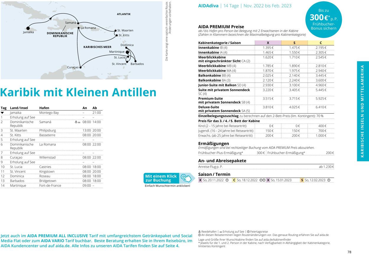 Prospekt Aida 01.10.2022 - 30.04.2023