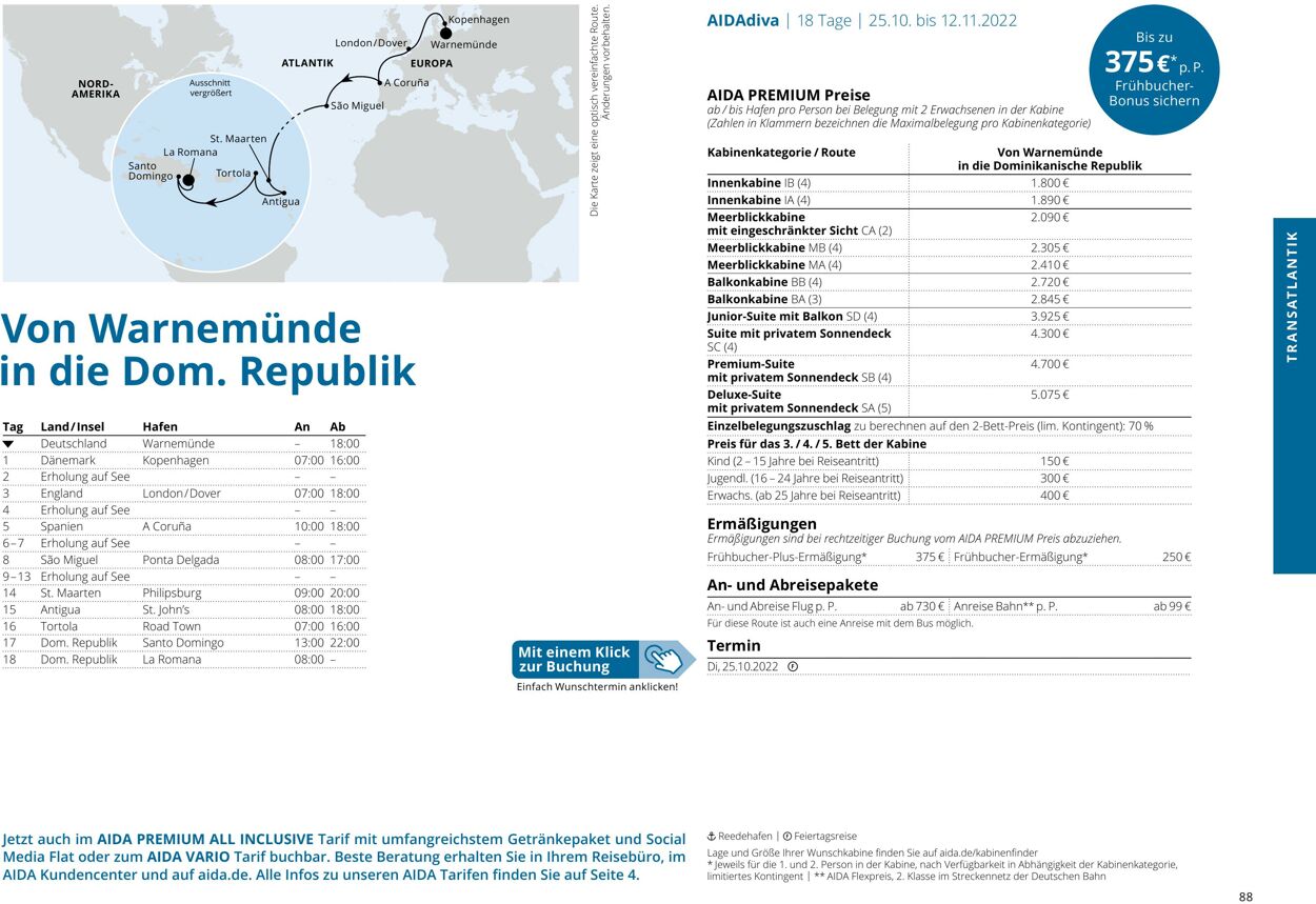 Prospekt Aida 01.10.2022 - 30.04.2023