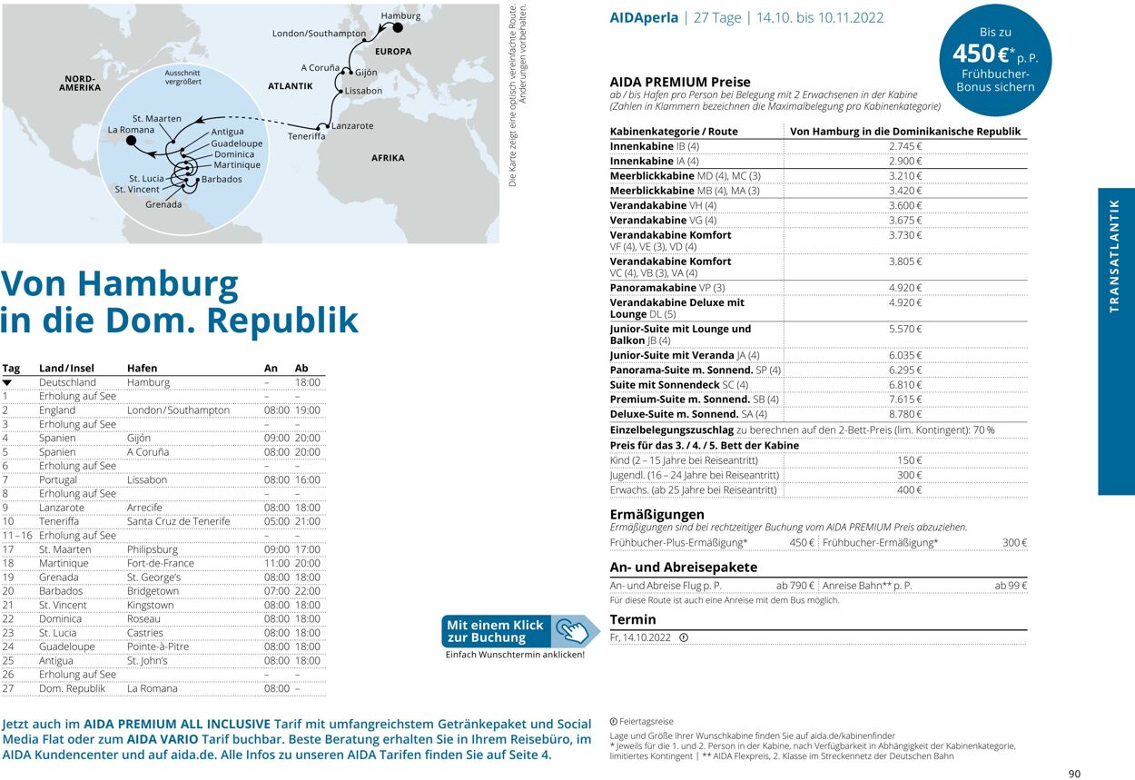 Prospekt Aida 01.10.2022 - 30.04.2023