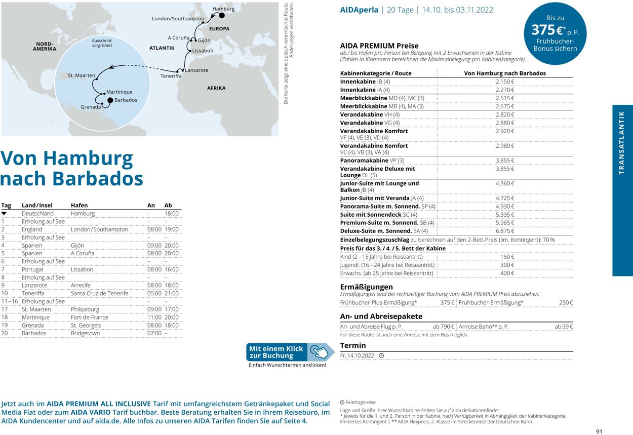 Prospekt Aida 01.10.2022 - 30.04.2023