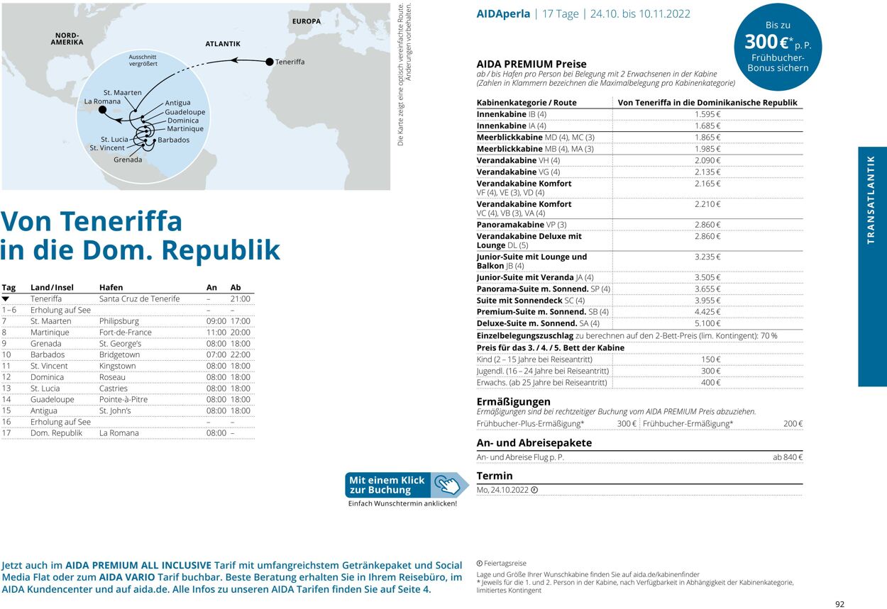 Prospekt Aida 01.10.2022 - 30.04.2023