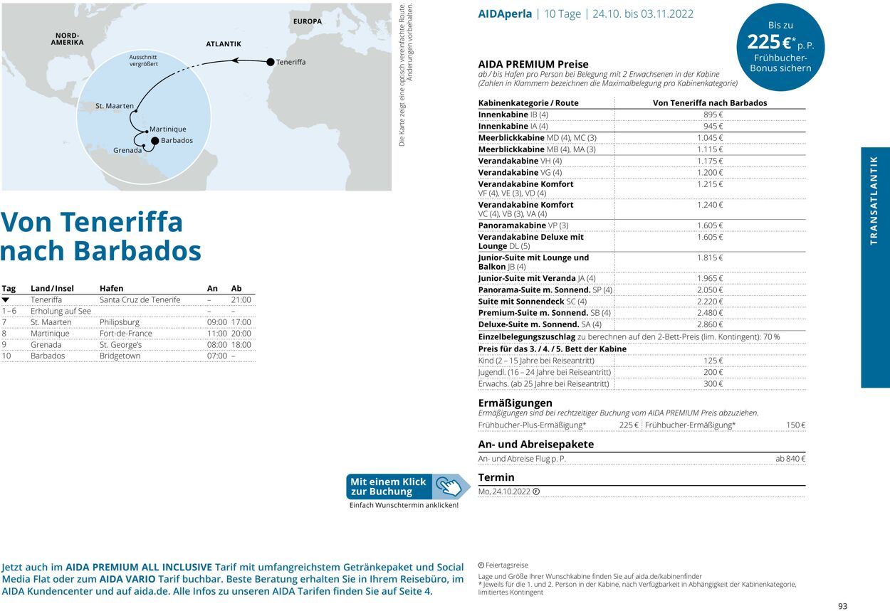 Prospekt Aida 01.10.2022 - 30.04.2023