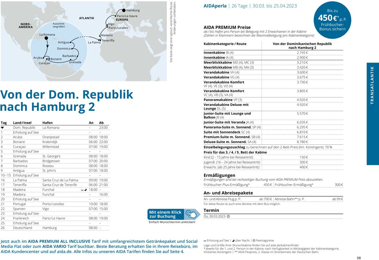 Prospekt Aida 01.10.2022 - 30.04.2023