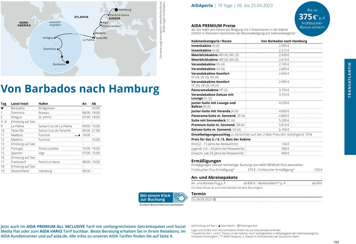 Prospekt Aida 01.10.2022 - 30.04.2023