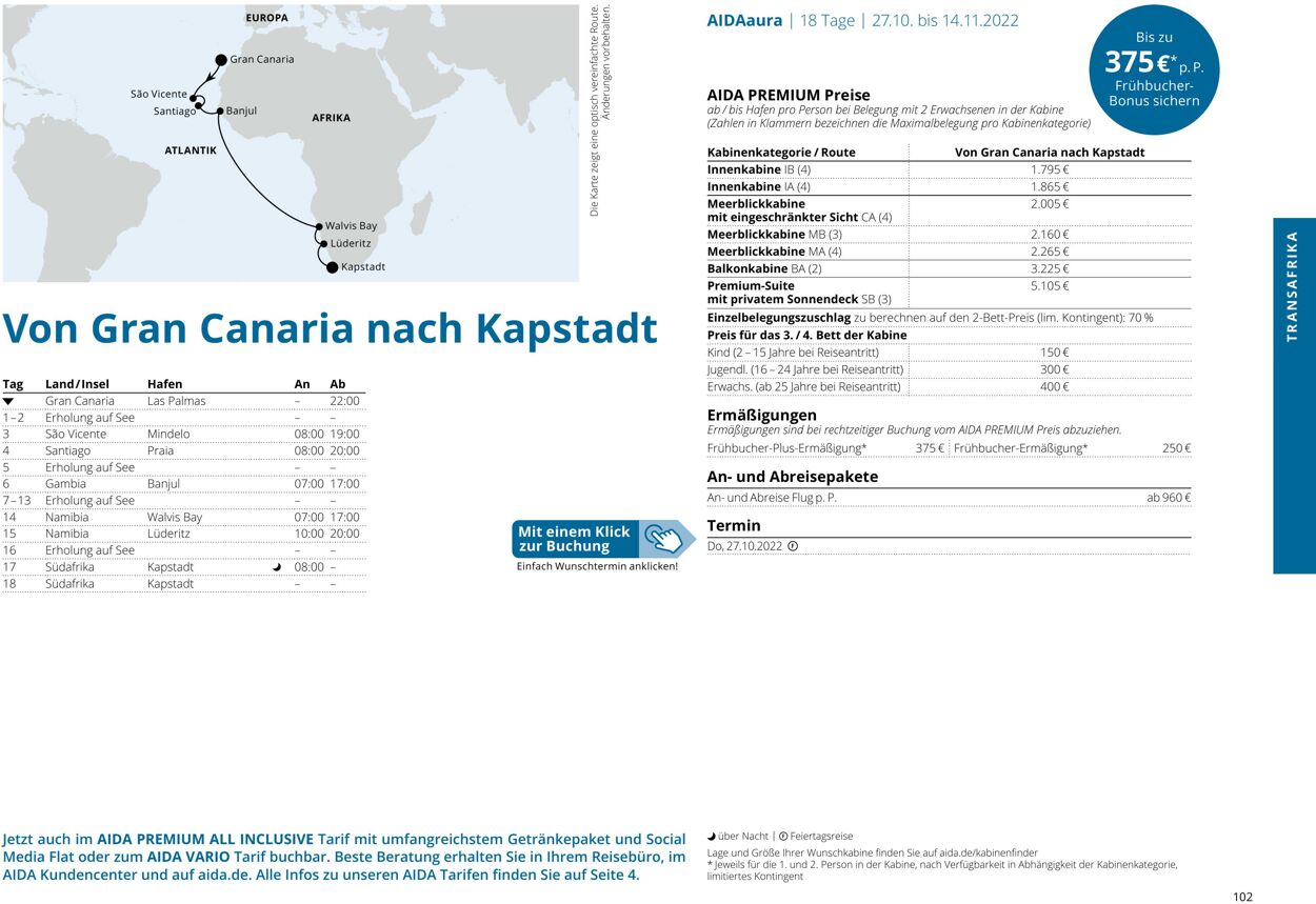 Prospekt Aida 01.10.2022 - 30.04.2023