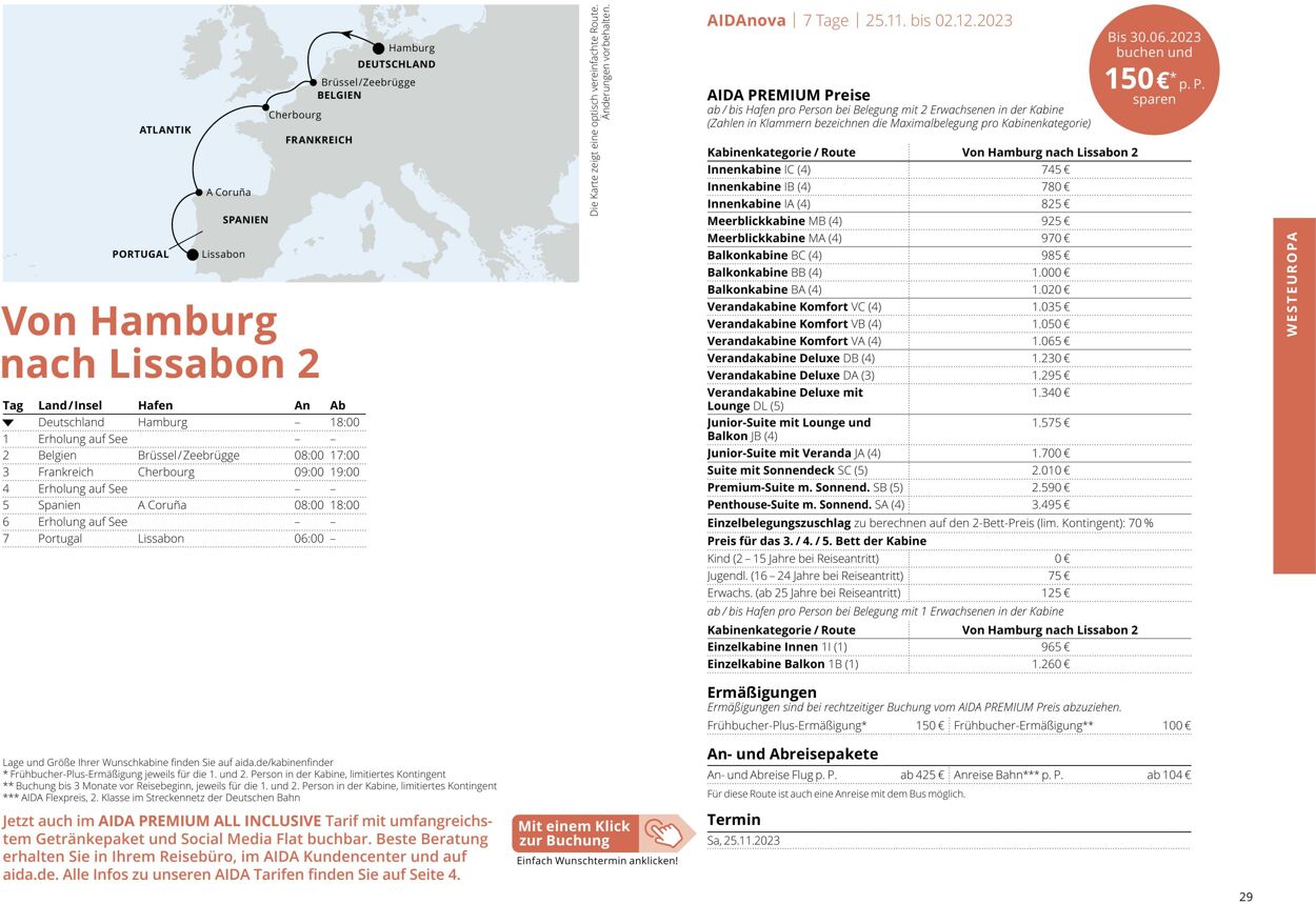 Prospekt Aida 01.10.2023 - 30.04.2024