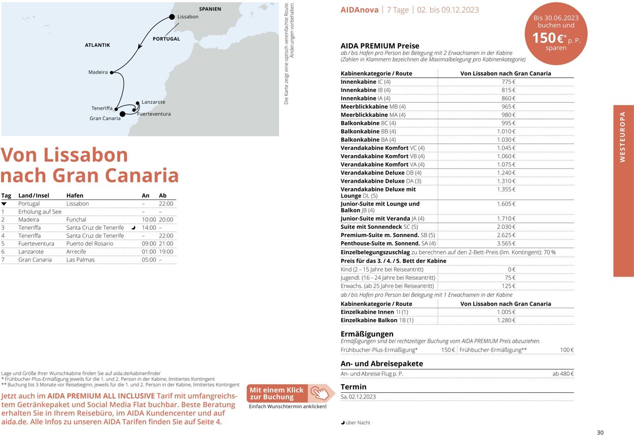 Prospekt Aida 01.10.2023 - 30.04.2024